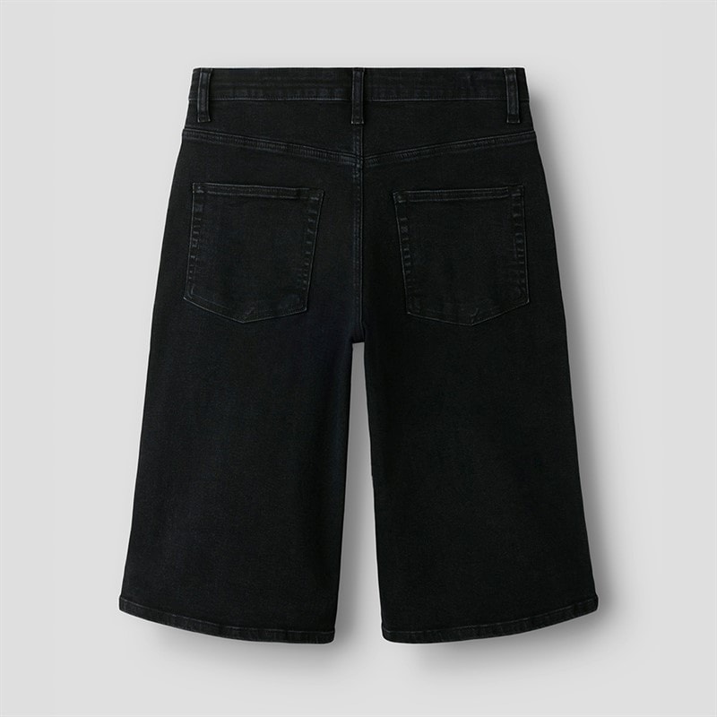 Name It Boys Ben Skater Denim Jorts Black Denim - Image 2