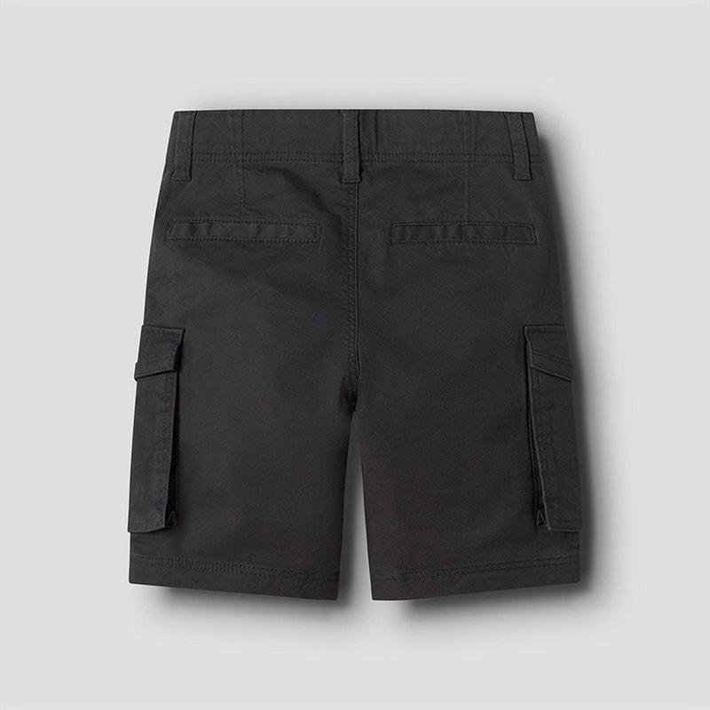 Name It Boys Ryan Shorts Black Oyster - Image 2