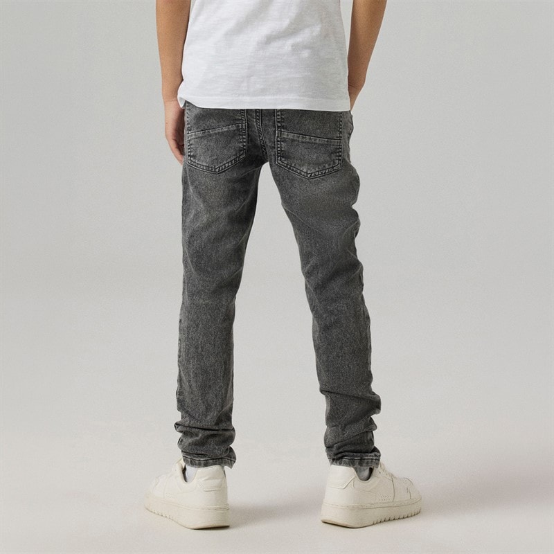 Name It Boys Theo Slim Fit Jeans Medium Grey Denim - Image 2