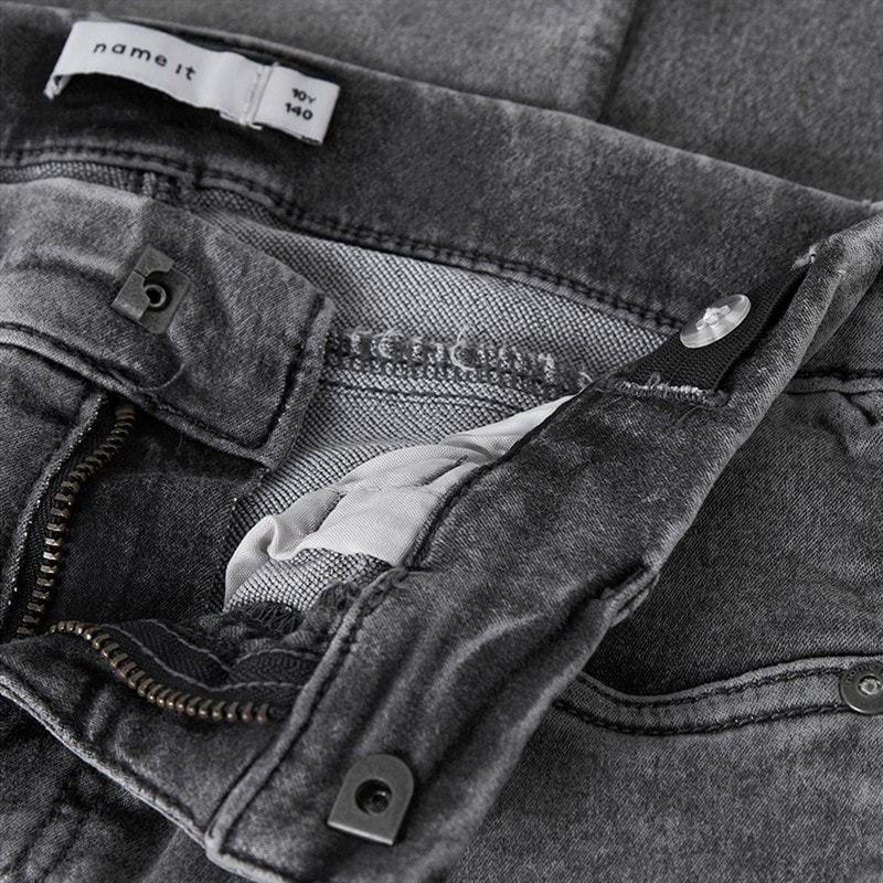 Name It Boys Theo Slim Fit Jeans Medium Grey Denim - Image 3