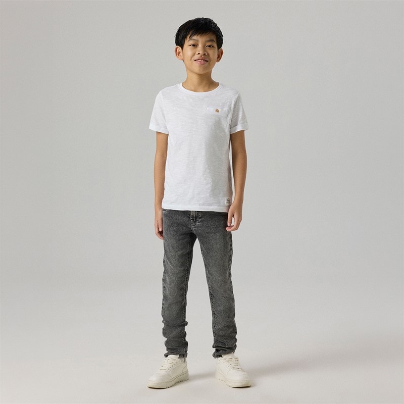 Name It Boys Theo Slim Fit Jeans Medium Grey Denim - Image 4