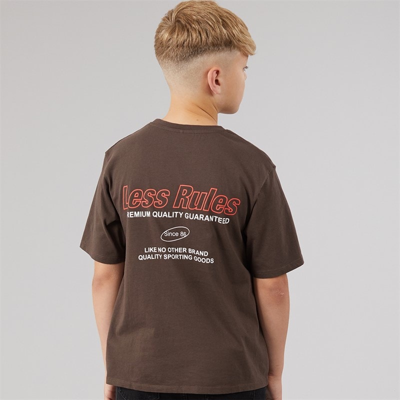 Name It Boys Jude T-Shirt Chocolate Brown - Image 3