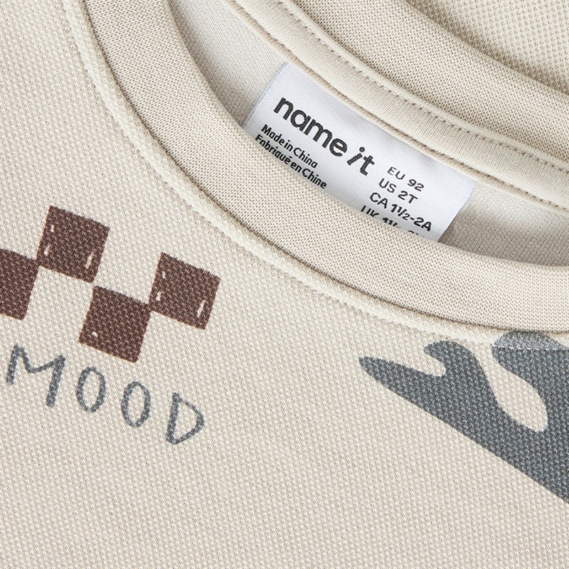 Name It Boys Janku T-Shirt Pumice Stone - Image 3
