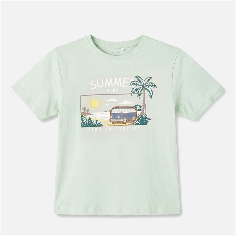 Name It Boys Finnur T-Shirt Aqua Gray