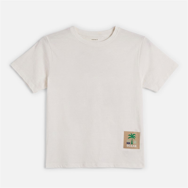 Name It Boys Hadrian T-Shirt Cloud Dancer/Football