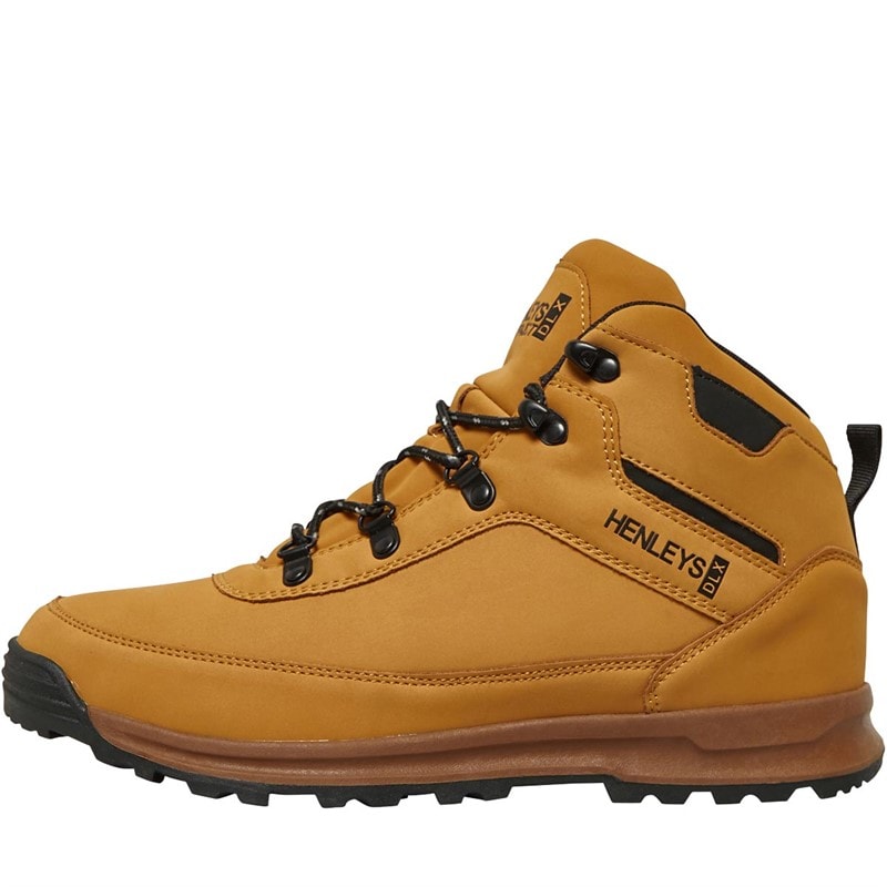 Henleys Mens Travis Boots Yellow - Image 1