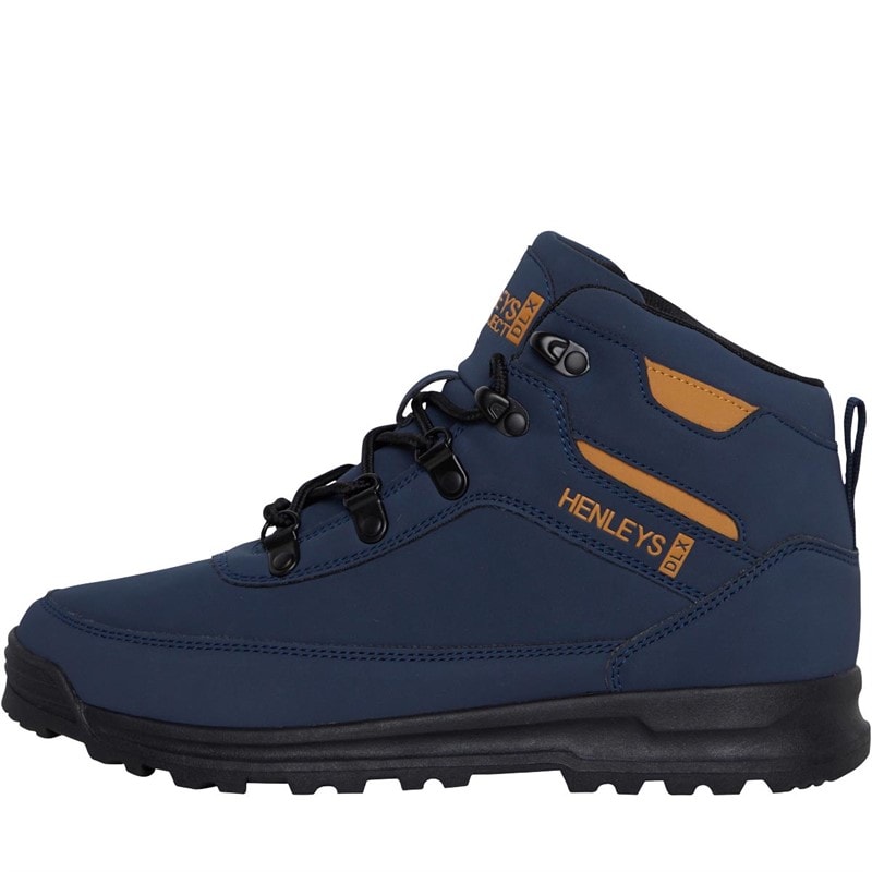 Henleys Junior Boys Travis Boots Navy