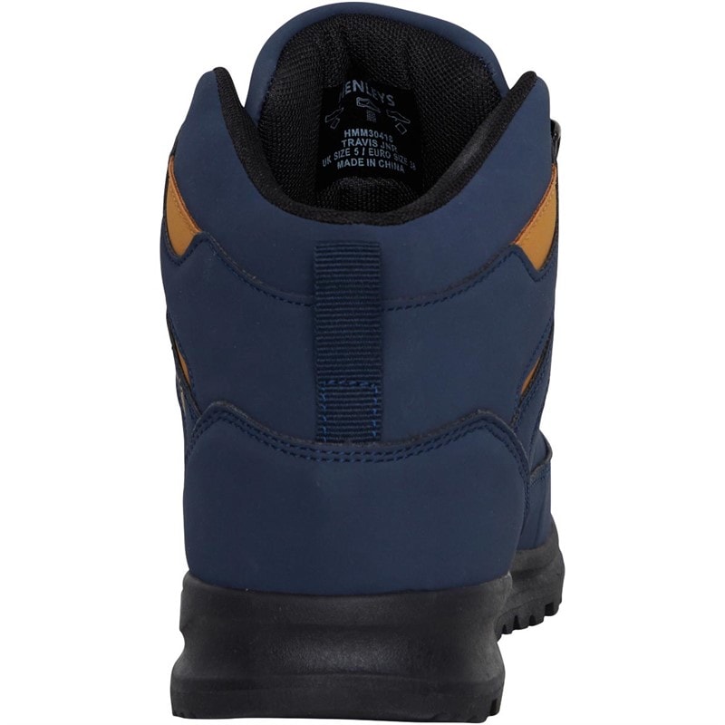 Henleys Junior Boys Travis Boots Navy - Image 3