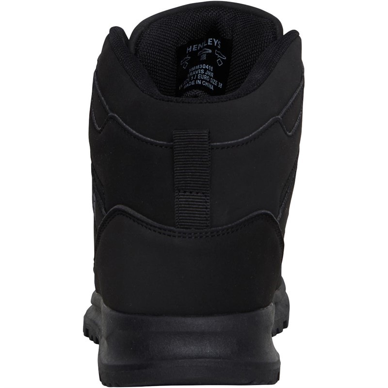 Henleys Junior Boys Travis Boots Black - Image 3