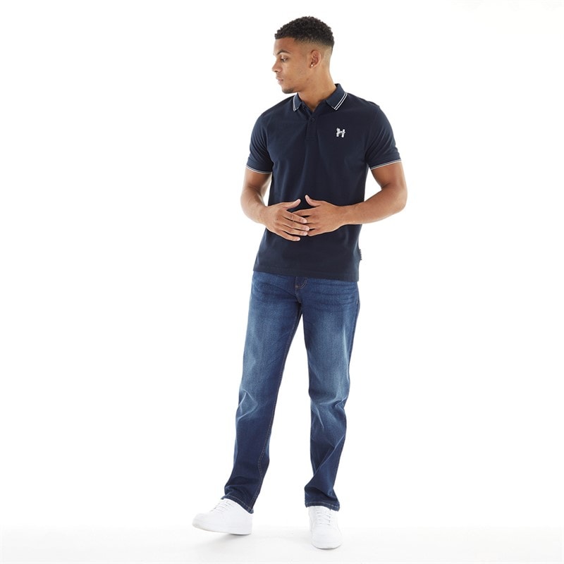 Henleys Mens Breeze Straight Fit Jeans Dark Wash - Image 4