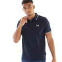 Henleys Mens Henflare Polo Shirt Navy