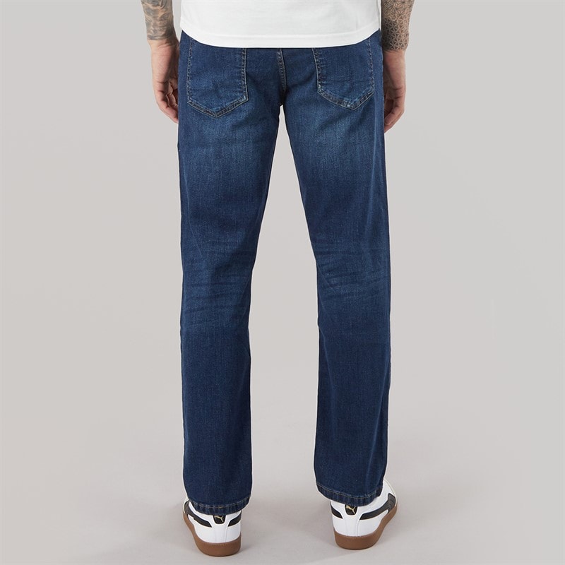 Henleys Mens Breeze Straight Fit Jeans Stone Wash - Image 2