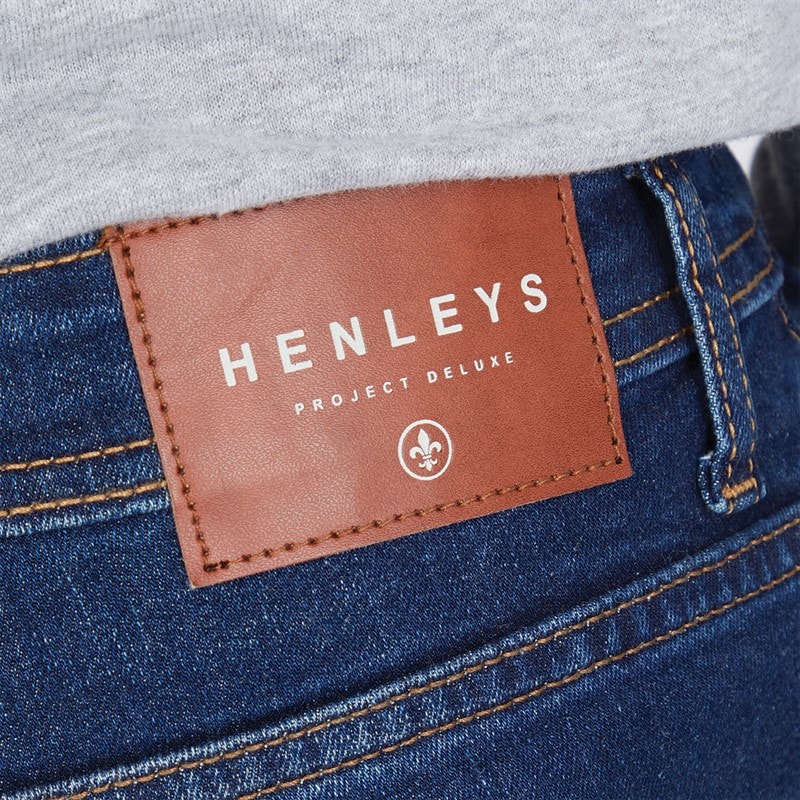 Henleys Mens Craze Comfort Jeans Dark Wash - Image 3