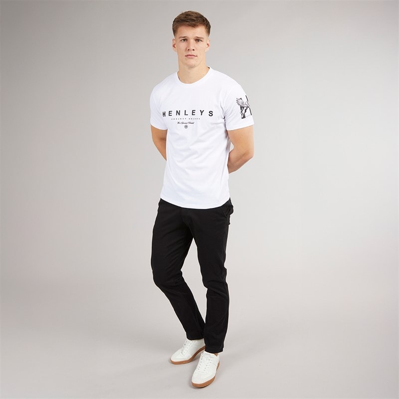 Henleys Mens Visit Chinos Black - Image 3