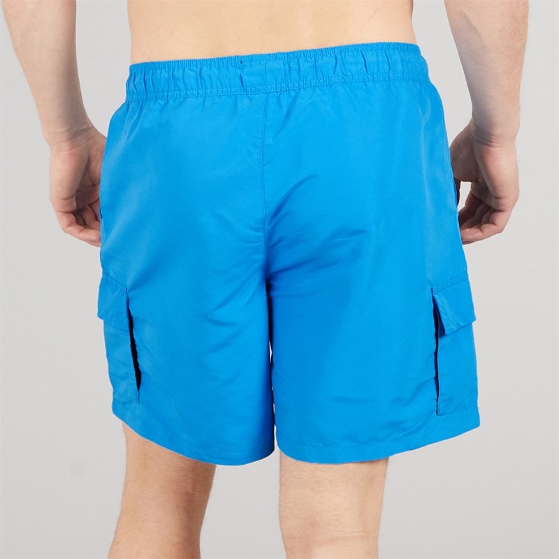 Henleys Mens Henulty Swimshorts Blue - Image 2