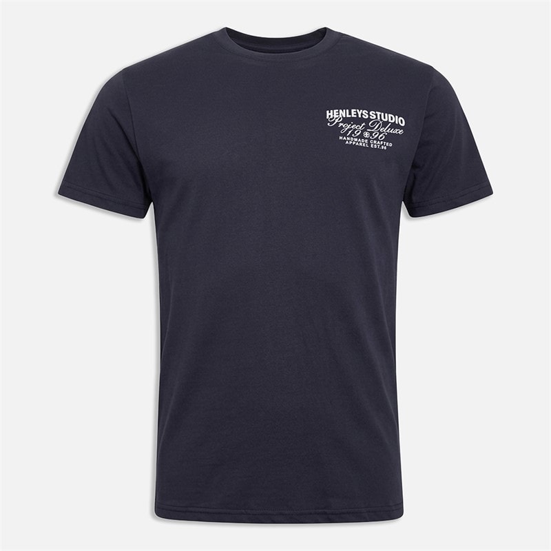 Henleys Mens Kcab T-Shirt Navy - Image 1
