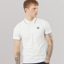 Henleys Mens Moorehen Polo Shirt White