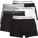 French Connection Mens Five Pack Boxer Trunks Black