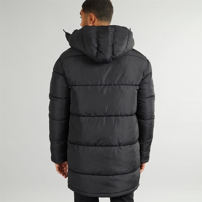French Connection Mens Parka Zip Jacket Black - Image 2