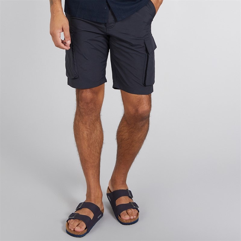 French Connection Mens Cargo Tech Shorts Marine - Image 1