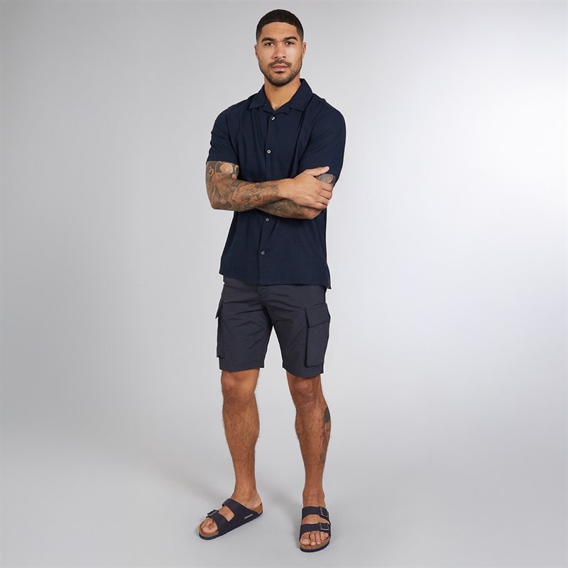 French Connection Mens Cargo Tech Shorts Marine - Image 4