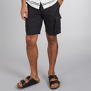 French Connection Mens Cargo Tech Shorts Black