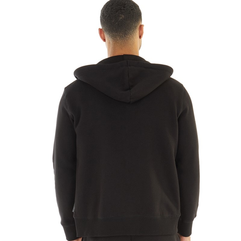 French Connection Mens Zip Hoodie Black - Image 2