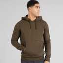 French Connection Mens Overhead Hoodie Khaki