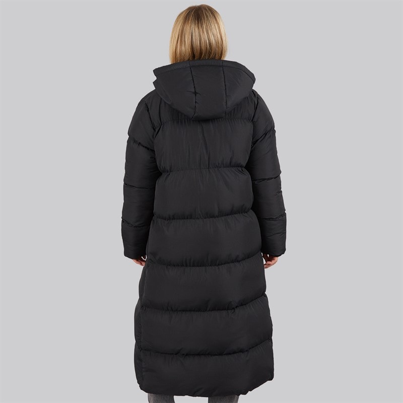 French Connection Womens Row Long Puffer Coat Black - Image 2