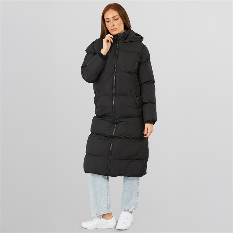 French Connection Womens Row Long Puffer Coat Black - Image 5