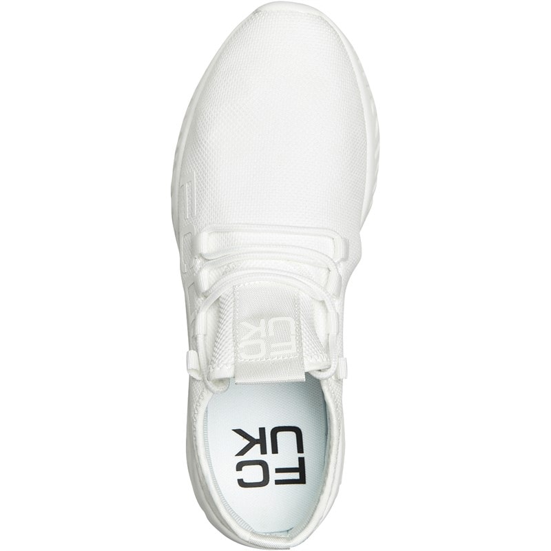 French Connection Mens FCUK Cloud Trainers White - Image 4