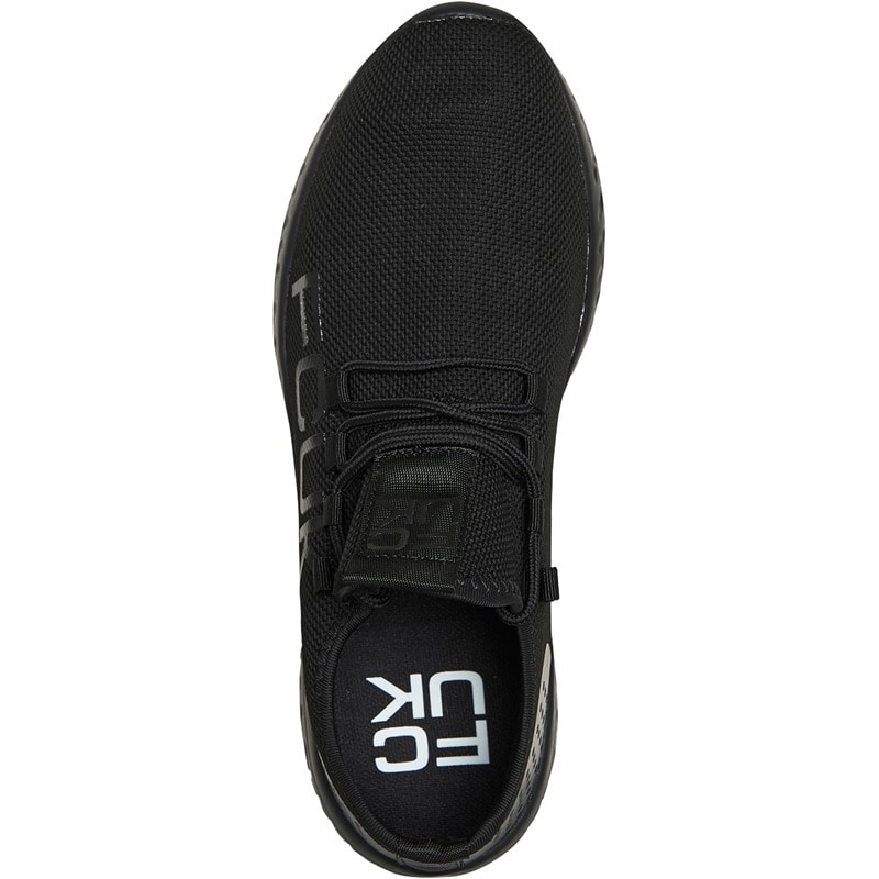 French Connection Mens FCUK Cloud Trainers Black - Image 4