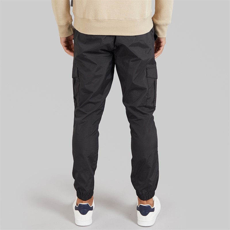 French Connection Mens Combat Tech Cargos Pants Black - Image 2