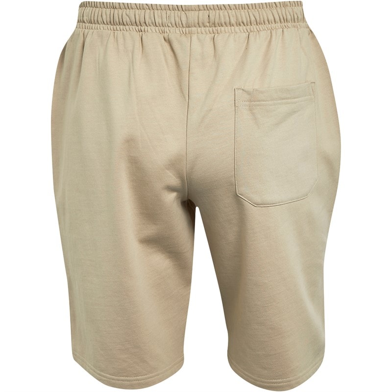 French Connection Mens Jersey Trophy Polo Shirt And Shorts Set Stone - Image 3