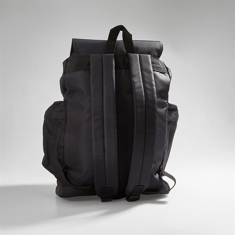 French Connection Mens FC Rucksack Black/Gunmetal - Image 3