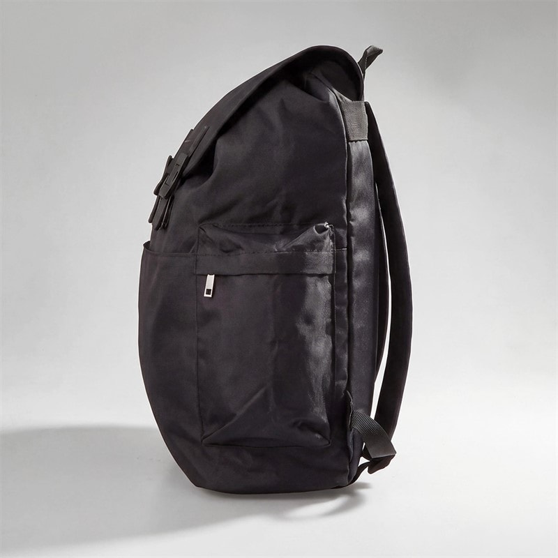 French Connection Mens FC Rucksack Black/Gunmetal - Image 4