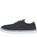 French Connection Mens FCUK Deck Canvas Pumps Navy