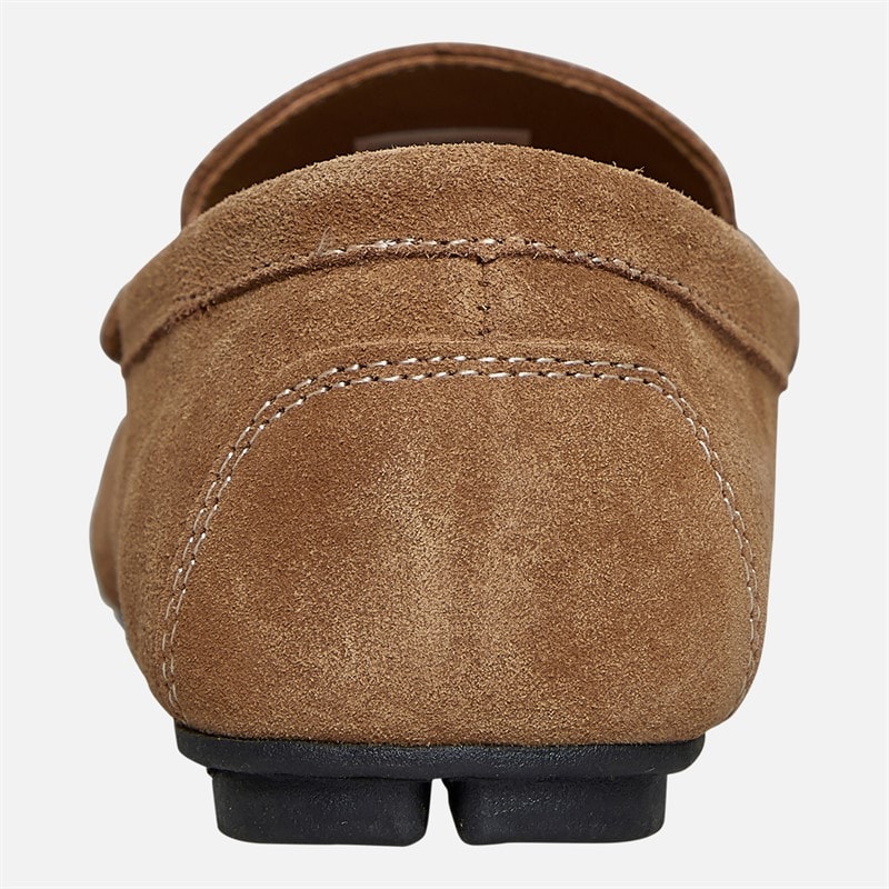 French Connection Mens Suede Driving Loafers Tan - Image 3