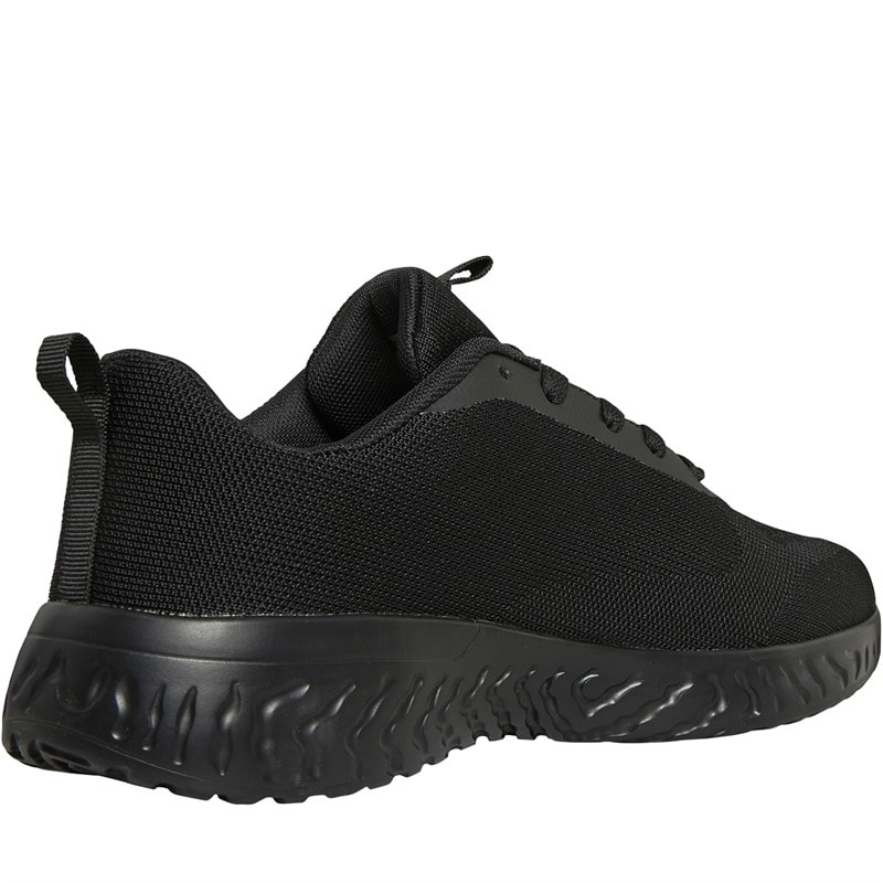French Connection Mens V5 Lace Trainers Black Mono - Image 5