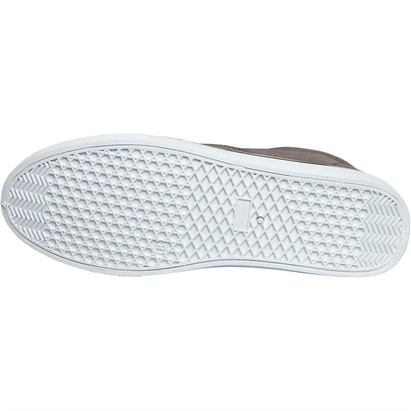 French Connection Mens FCUK Deck Canvas Pumps Grey - Image 2