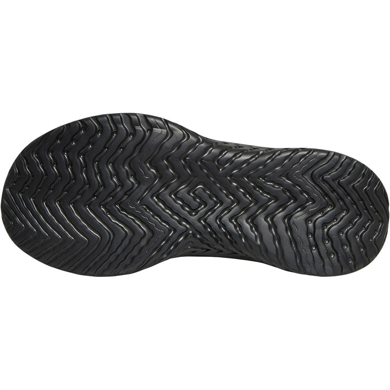 French Connection Womens V5 Lace Trainers Black Mono - Image 2