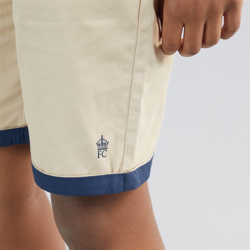 French Connection Boys Oakridge Shirt And Shorts Set Marine/Sand - Image 3