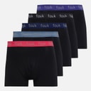 French Connection Mens FCUK Five Pack Boxers FCUK 20 Black