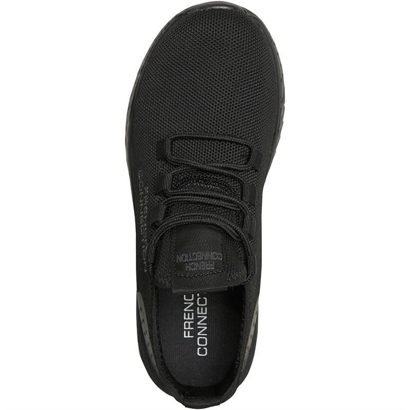 French Connection Junior Cloud Trainers Black - Image 4