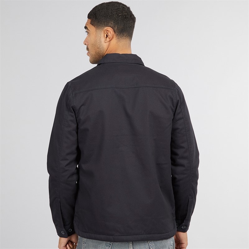 French Connection Mens Worker Borg Overshirt Marine - Image 2