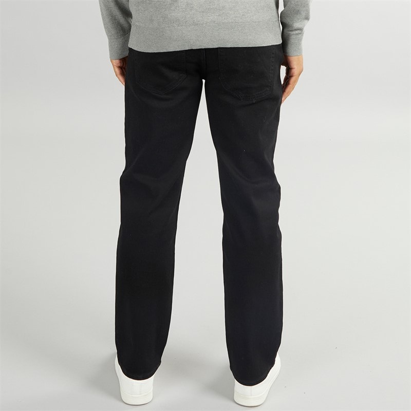 French Connection Mens FCUK Regular Fit Jeans Blk1 - Black - Image 2