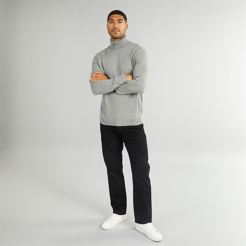 French Connection Mens FCUK Regular Fit Jeans Blk1 - Black - Image 3