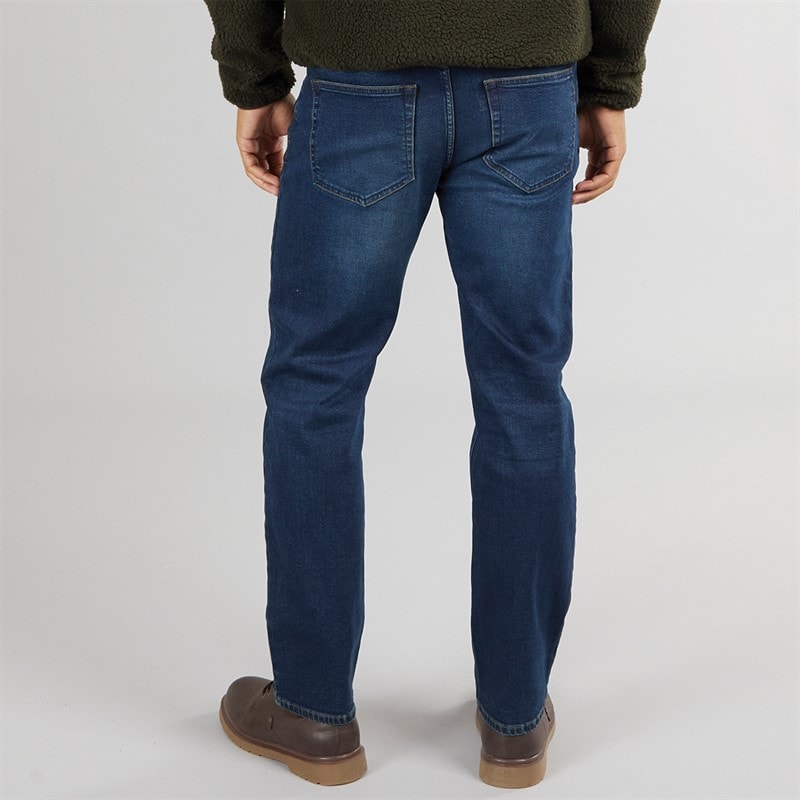 French Connection Mens FCUK Regular Fit Jeans Ind50 Midwash - Image 2