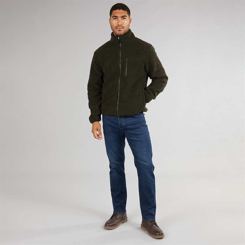 French Connection Mens FCUK Regular Fit Jeans Ind50 Midwash - Image 4