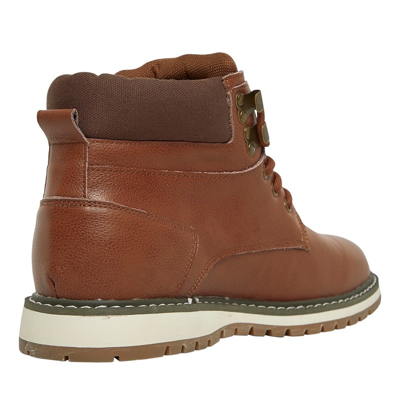 French Connection Mens Workwear Boots Conker - Image 5